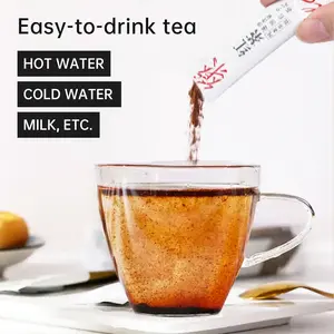 Easy-to-drink tea, choose from 4 varieties: black tea, green tea, oolong tea and pu'er tea.