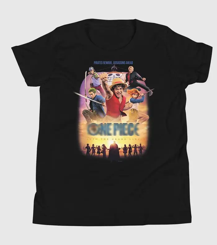 One1piece OP T-Shirt Pirates Beware live action