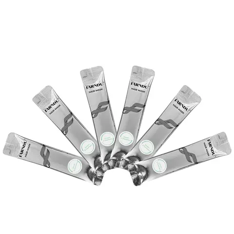 FARNDU Keratin & Rosemary Hair Mask, Deep Repair for Dry Damaged Hair, Portable packaging, Great Gift Choice, 10 mL*6 Moisturizing