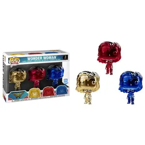 Funko Pop! Wonder Woman Gauntlets, Chrome 3-pk - Funko Shop Exclusive Vinyl Figure