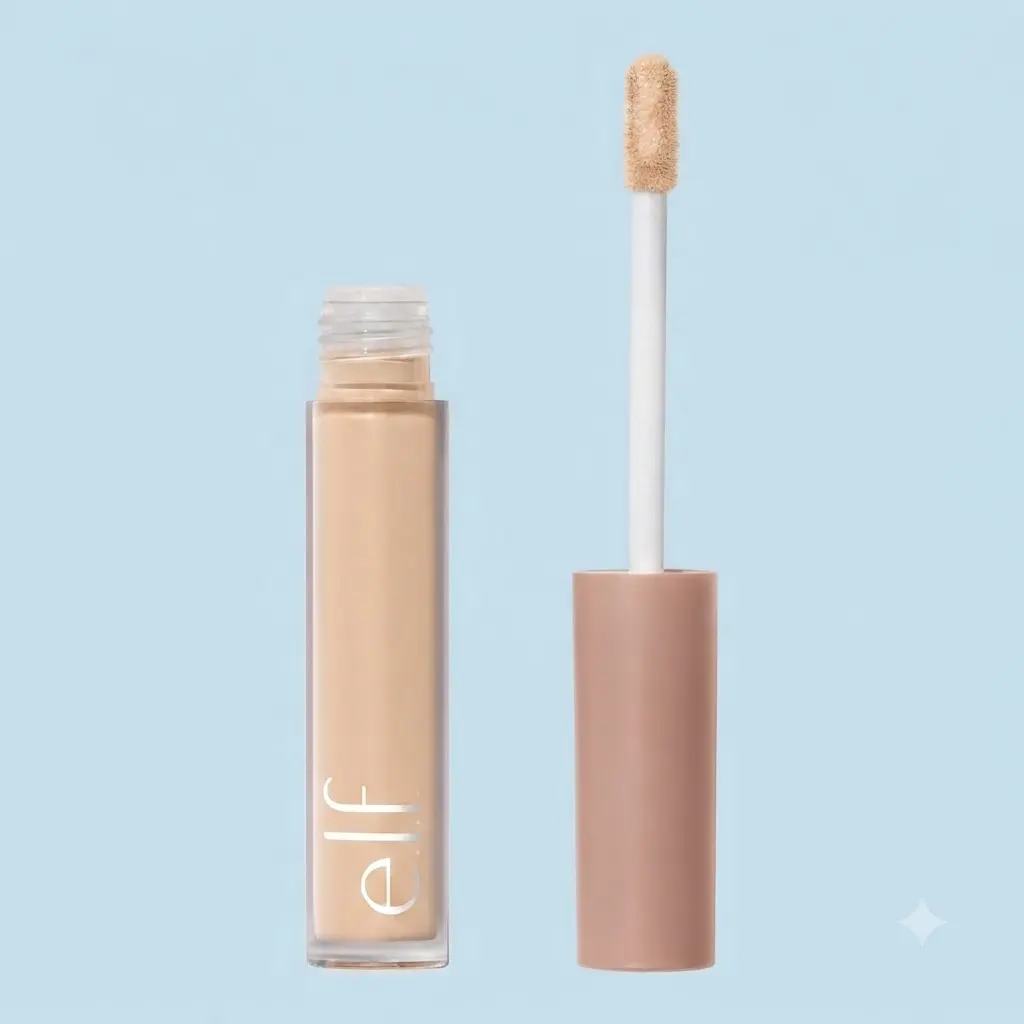 e.l.f. Camo Color Corrector Peach Hydrating Liquid Concealer Neutralizes Dark Circles Discoloration Under Eye Makeup