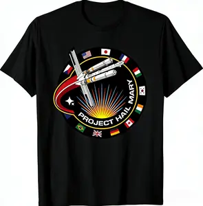 Project Hail Mary Spaceship Mission Badge Poster T-Shirt