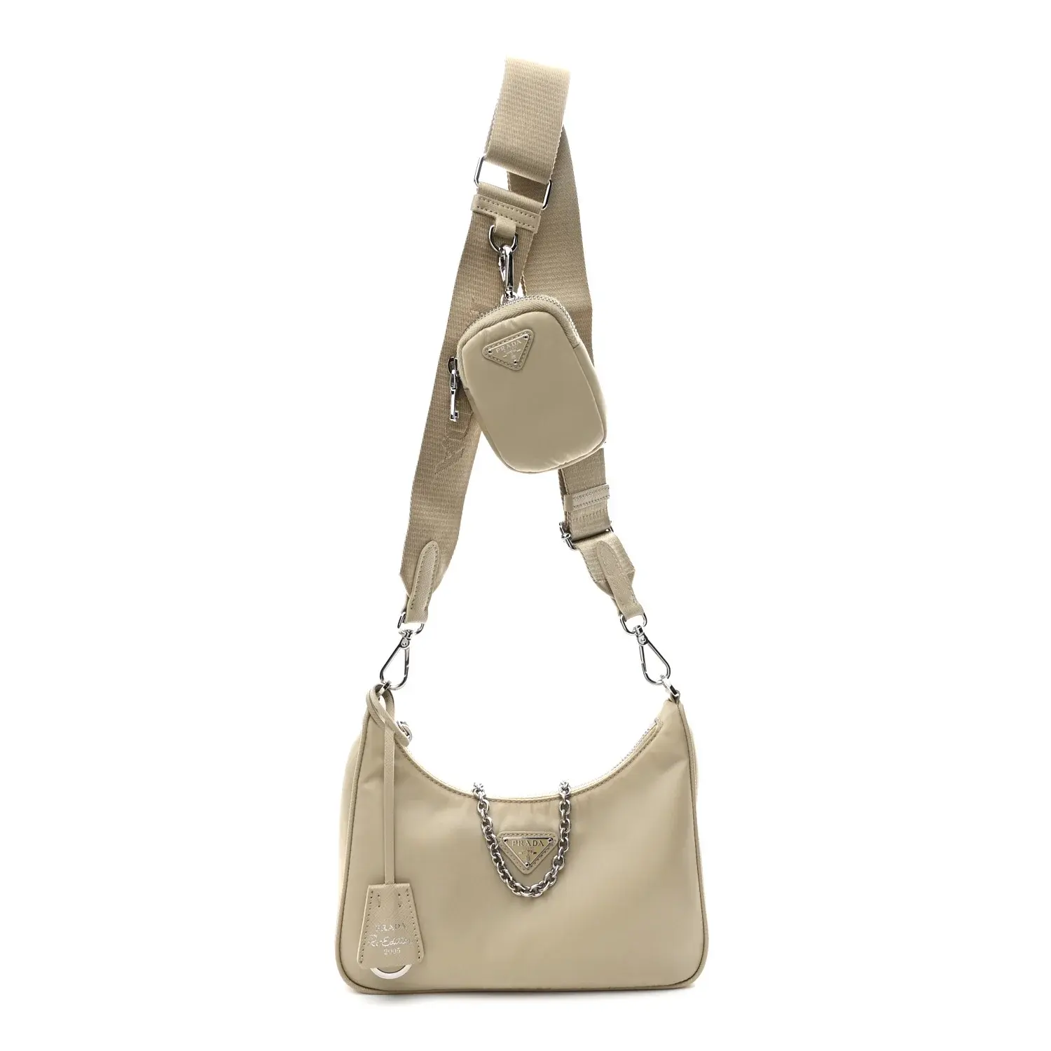 Pre-owned PRADA Nylon Shoulder Bags Re Edition 2005 Shoulder Bag Cammeo