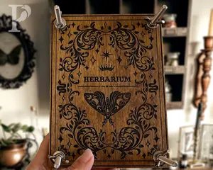 Wooden Flower Press - Portable Herbarium for Adults & Kids, Eco-Friendly Flower and Plant Pressing, Compact Design, Available in 2 Sizes