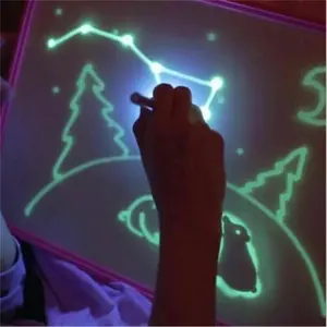 3D Magic Light-Effect Drawing Board • 8-Color Puzzle & Doodle Board • Early Education STEM Toy (Ages 3-8)