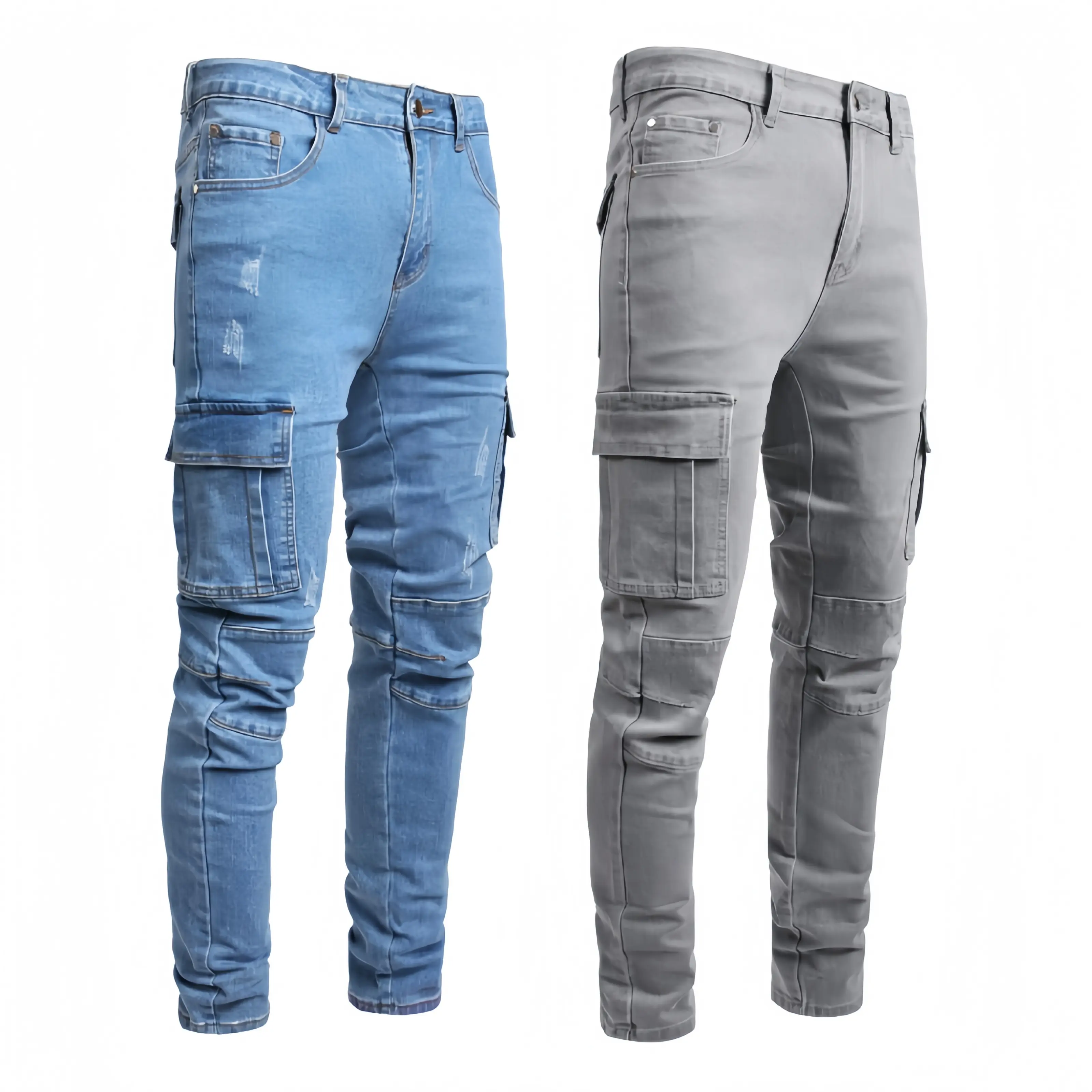 (2 Pack)Mid Blue-Grey