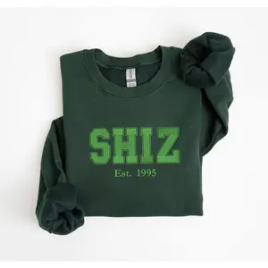 Gildan Shiz Sweatshirt Embroidered Wickeds Movie Wizard Shiz University Crewneck Defying Gravitiy Crewneck Best Wickeds Merch Movie Lover Gift Made in USA Unisex Adult Size