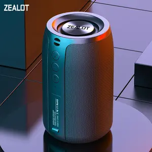 【 ZEALOT 】 Portable Bluetooth Speaker, Wireless Speaker, S32 Samll Outdoor Speaker, Waterproof IPX5, Stereo Pairing / Bass / USB / MIC / TF Card / AUX, Suitable for Family Outdoor Travel, Men's Gifts, Kids