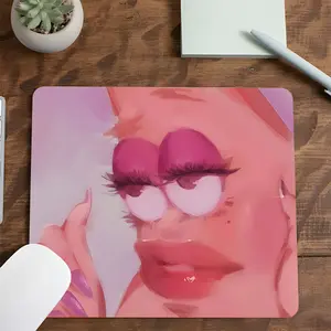 Funny Sexy Starfish Design Square mouse pad, Aesthetic Desktop Decorative Protective Pad, Rubber Anti-slip Lockedge Work Pad, Small Size Suitable for Laptop, Desktop Computer Games, Work, Family, Non Slip Mousepad, Gaming Mouse Pad