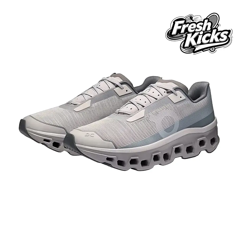 On Running Cloudmonster VoidAlloy Glacier– Men's Lifestyle Sneakers – shoes for man  - Running Shoes, Lightweight Shock-Absorbing Comfort, Breathable Everyday Fit, Gym Training to Street Casual Wear - back to school - 3MF10671014