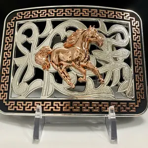 Horse Western Style Cowboy Buckle Hebilla Vaquero Caballo
