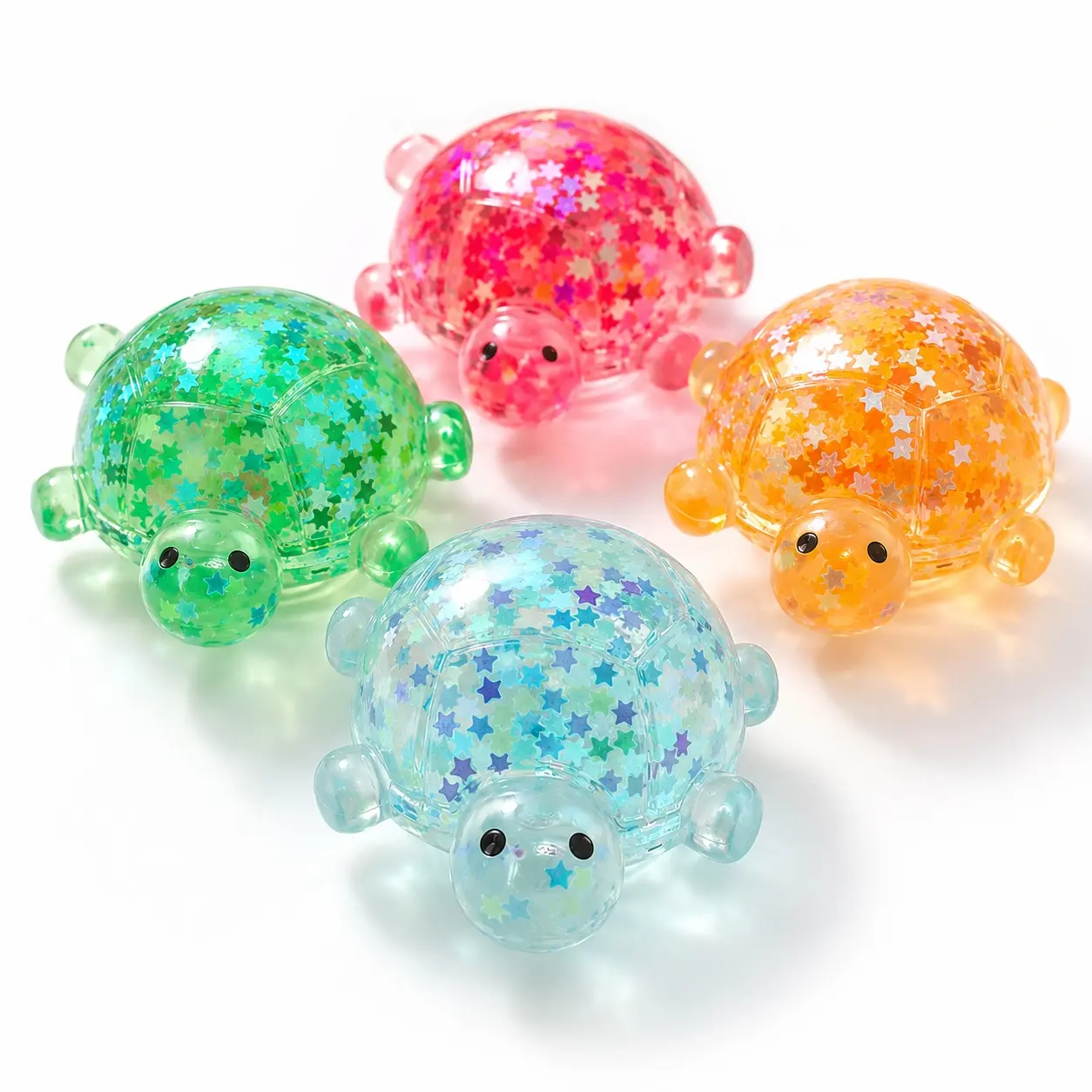 Sticky Turtle Squishy, Soft Squeeze Fidget for Stress Relief, Summer Party Favors, Classroom Rewards, Gift Bags & Travel