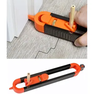 Precise Contour Scribe Tool with Lock for Pencil - Woodworking Edge Corner Measuring Profile Duplicator