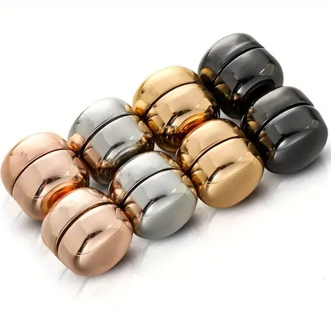 8 Pairs Magnets Strong Hijab Pins Women Safety Pins for Dress Cleavage Pinless Muslim Strength Magnetic Scarf Pins Buttons for Women Multi-use Colorful Small Magnetic Hijab