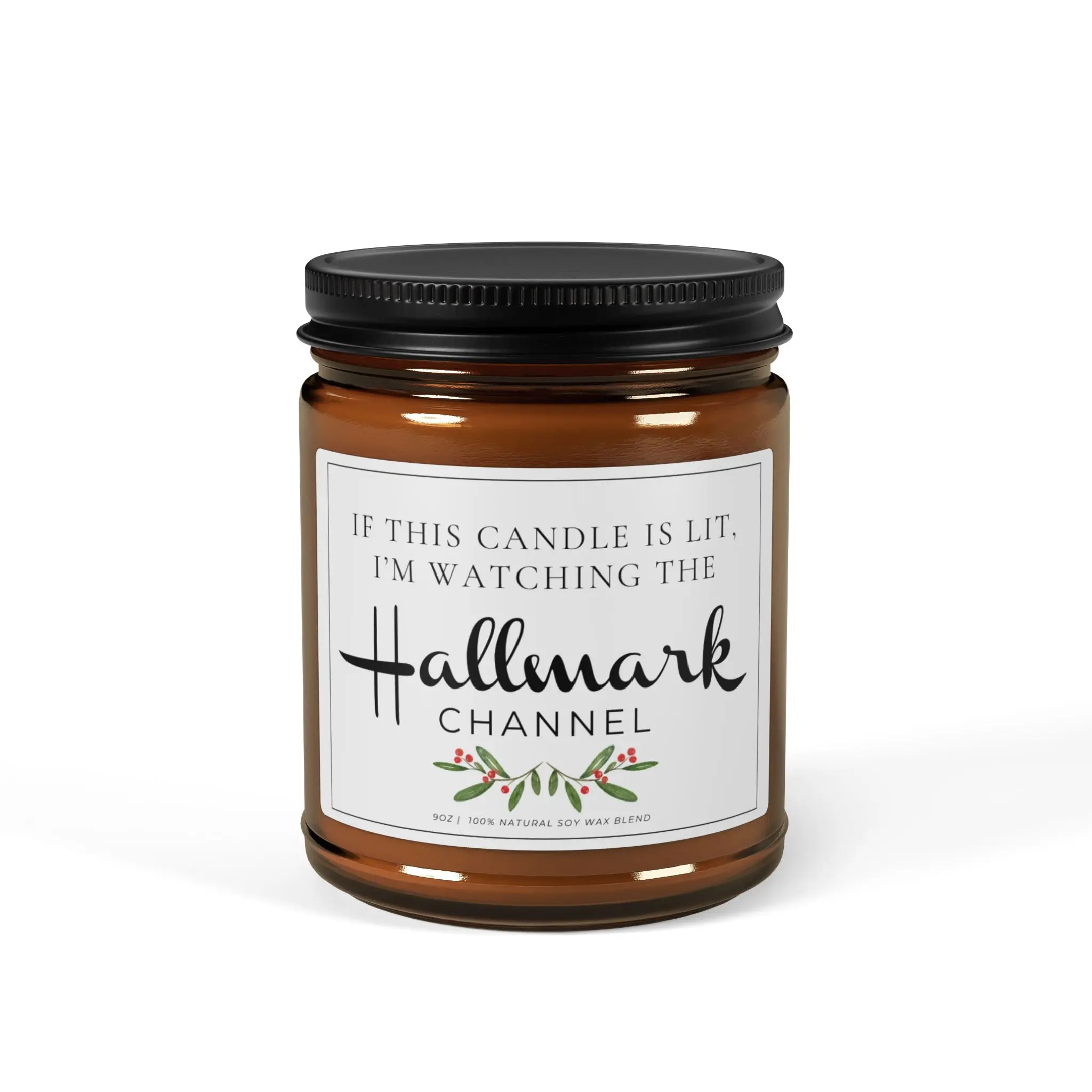 Hallmark Channel, Christmas Candle, Christmas Movie Gifts, Thanksgiving Gift, Gift for Mom, Gift for Her, Christmas Decor, Friend Gifts, Stocking Stuffer holiday scented