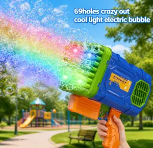 Bubble Toys for Outdoor Birthday Party Portable Fun Colorful bubble machine,Bubble Machine Blower for Kids & Toddlers