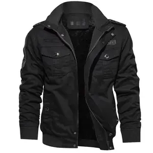 Men's Fleece Jacket And Coat - Winter Full Zip Multi-Pocket 2 Chest Pockets 2 Side Pockets And 1 Inner Pocket Fleece Lined Windproof Warm Stylish Comfortable - For Men - Suitable for Work, Outdoor Activities, Cycling, Climbing, Camping, Hiking, Travel - P
