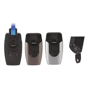 Vertigo Goliath Big Buddha Quad Flame Table Lighter Metal Material 4 Torch Flames Large Flame Adjuster Free Standing Extra Large Fuel Tank