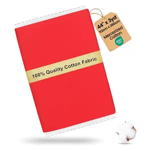 Newbrothread&Craftido-19 Options-100% Cotton Fabric by The Yard in Solid Color 44”Wide by 3yd (9 ft) -Medium Weight 5.2 oz-Soft Cotton for Quilting, Sewing, Crafts, Binding, Backing and Lining, summervibes