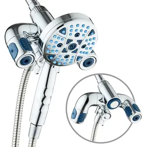 Polaris High  Multi Zone 208 Setting Shower  & Handheld 3-way Combo System -  Docking Handle, Stay-Clean Jets, 6 ft. Metal Hose,  Chrome Finish, Top  Brand