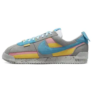 Union x Nike Cortez SP Light Smoke Grey Retro Comfortable Low-Top Casual Running Shoes for Men and Women Verifiable, with credentials and supporting global authentication