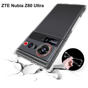 Zte Nubia Z80 Ultra Nx741j Case, Thin Transparent Silicone Tpu Protective Cover, Anti-Drop Soft Shell Design, Durable Phone Accessory