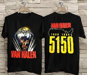 Vintage Van Halen 5150 Tour TShirt 1986 Concert Tee Shirt Vintage Van Halen 5150 Tour TShirt 1986 Concert Tee Shirt