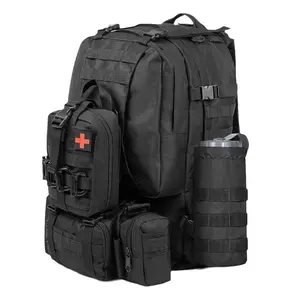 Unisex Camouflage Outdoor Edc Tool Storage Bag, Multi-Functional Waist Pack, Portable Molle Attachment Pouch, Ideal for Hiking & Camping