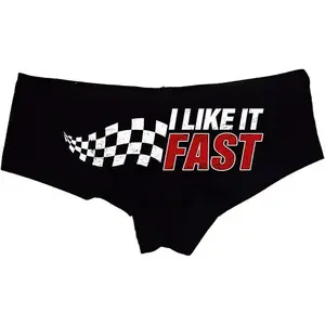 I Like It Fast Panties – Women’s Boyshort Lingerie – Funny Racing Fan Gift
