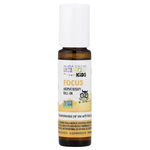 Aura Cacia Kids, Aromatherapy Roll-On, Focus, 0.31 fl oz (9.2 ml)