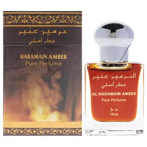 Amber by Al Haramain for Unisex -0.5 oz Concentrated Perfume Oil Rollerball