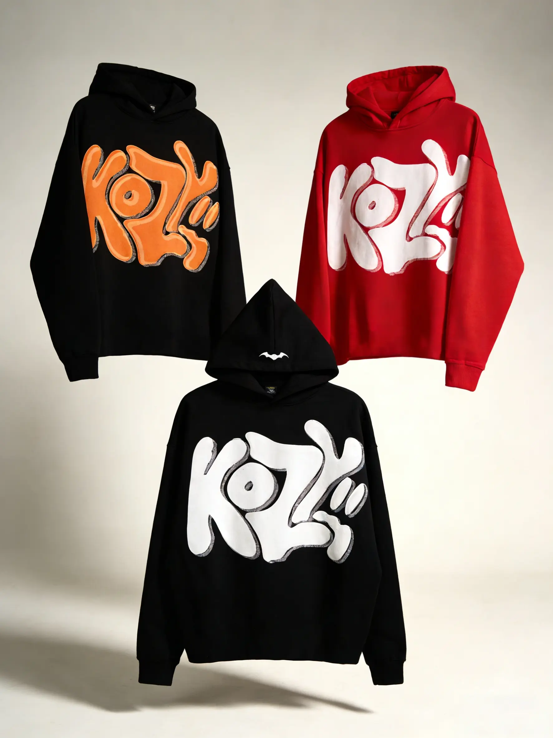 Men's autumn and winter clothing, fashion Bat hoodie,Leisure Man sweatshirts, Long sleeves graphic hoodies, foamletters y2k clothing streetwear, cold weather outfits Casual Menswear