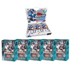 BREAK#135 SATURDAY 2025 Topps Finest Football Hobby + Topps Chrome Football Blaster (x5) Pick Your Team (BS) 06/13/26 11:30 AM EST or RIP ON FILL