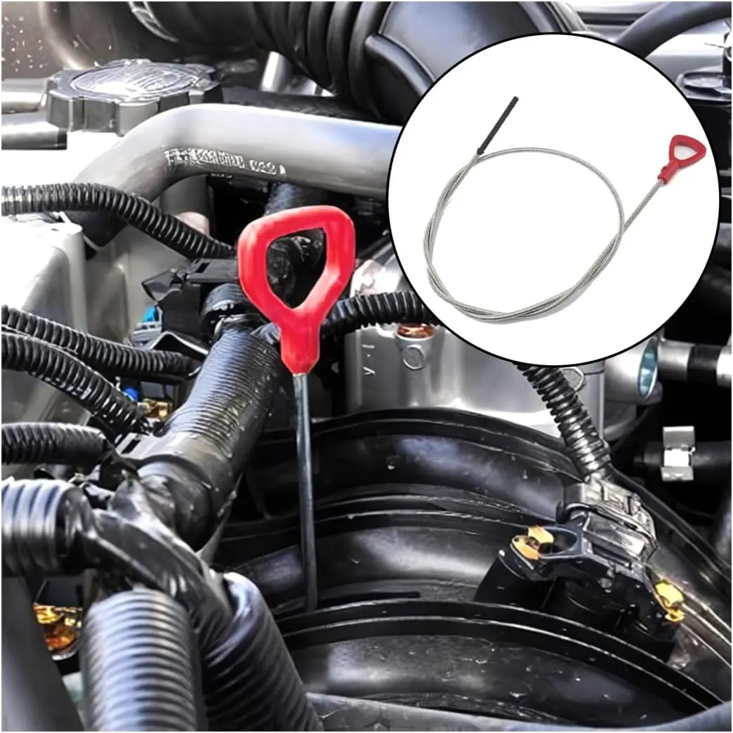 1220mm Plastic/Metal Car Transmission Fluid Level Dipstick - OEM Part #140589152100 917-321, User-Friendly Oil Check Tool for 722.6-722.9 Vans W140 R12 W463 W210 C215, Accurate Readings Automotive Engine & Transmission Diagnostic Repair Tool