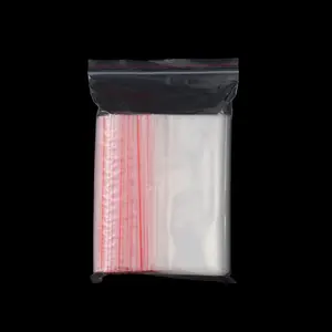100pcs/500pcs Small Zip Lock Bags, Reusable Transparent Polyethylene Vacuum Bags, 0.05mm Thickness, Jewelry Storage Solution