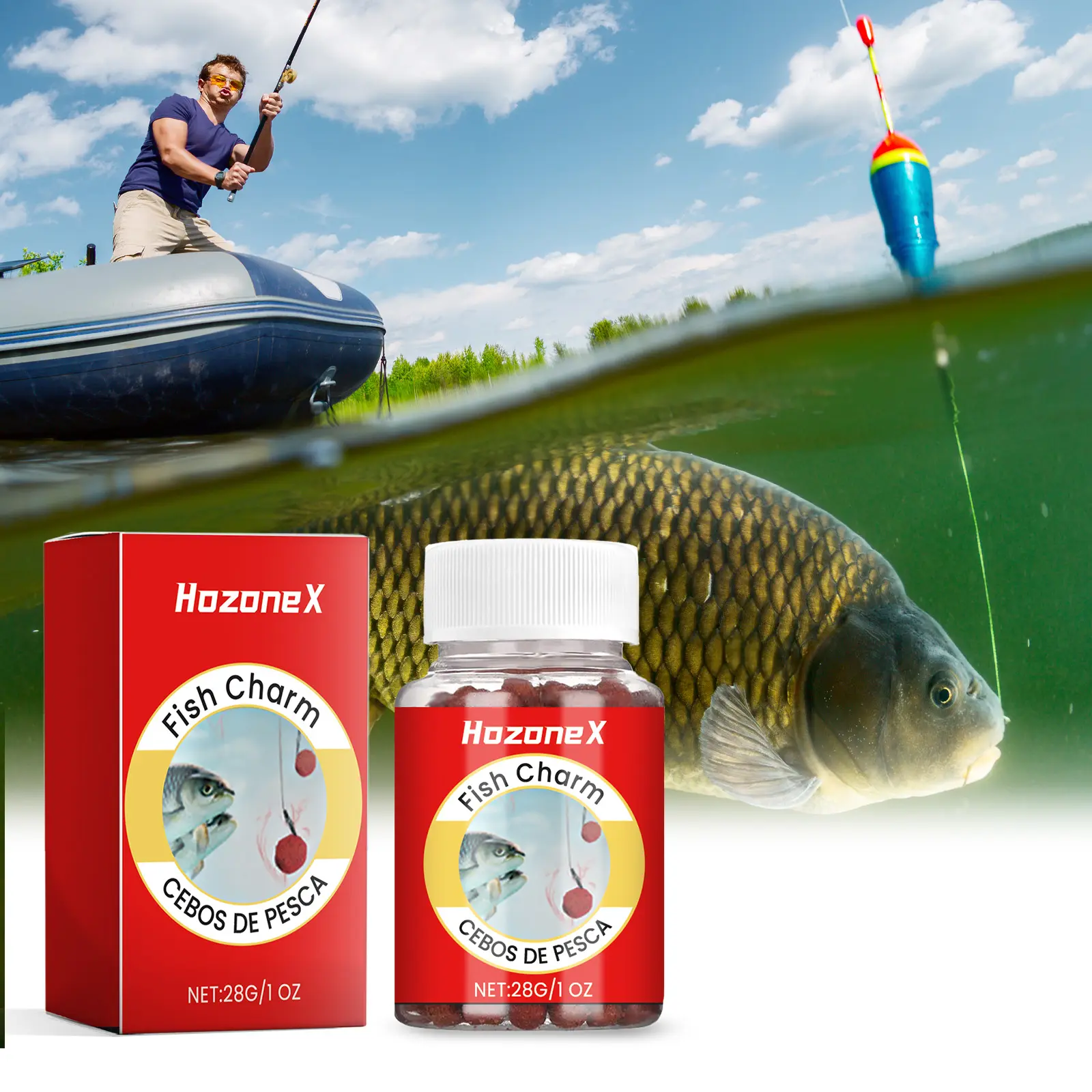 Aromatic Fish Bait Outdoor Fishing Bait for Reservoirs, Freshwater Fish, and Fish Attractant