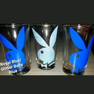 3 Pc Bunny Shotglass Set, Shotglasses, Bar Glasses, Drinkware