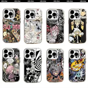Anime S-Soul Eater Phone Case For iPhone 17 16 15 14 13 12 11 Pro Max Plus Air & Samsung Galaxy S26 S25 S24 S23 S22 S21 EDGE Ultra Plus FE - Top Fan's Phone Case Cover as Perfect Gift Get Ready for Halloween