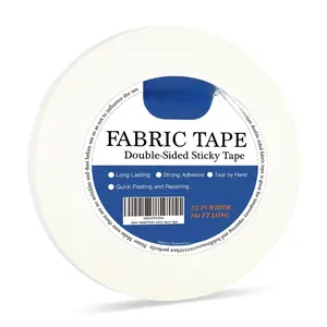 Double Sided Tape for Clothes - Heavy Duty Fabric Tape  Adhesive Cloth Hemming Tape, Tape No Sewing or Ironing, Gluing - 1/2 Inch x 164
