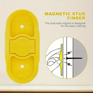 Accurately Locate Studs & Screws Instantly with this Magnetic Stud Finder! Hardware