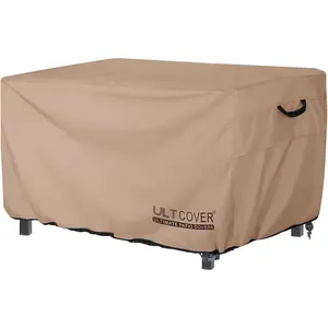 ULTCOVER Rectangular Gas Fire Pit Table Cover 48X28 Inch Waterproof Heavy Duty Firepit Cover ULTCOVER