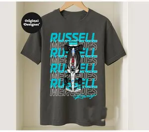 Vintage 90s George Russell Shirt Homage Retro Classic Graphic Tee Bootleg Unisex Sport Sweatshirt Gift - Racing Shirt