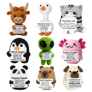 Cozy Crochet Animals Gift Set!   Handmade for Christmas/Birthday - Emotional Support Plush for All Ages  Decor Ornaments