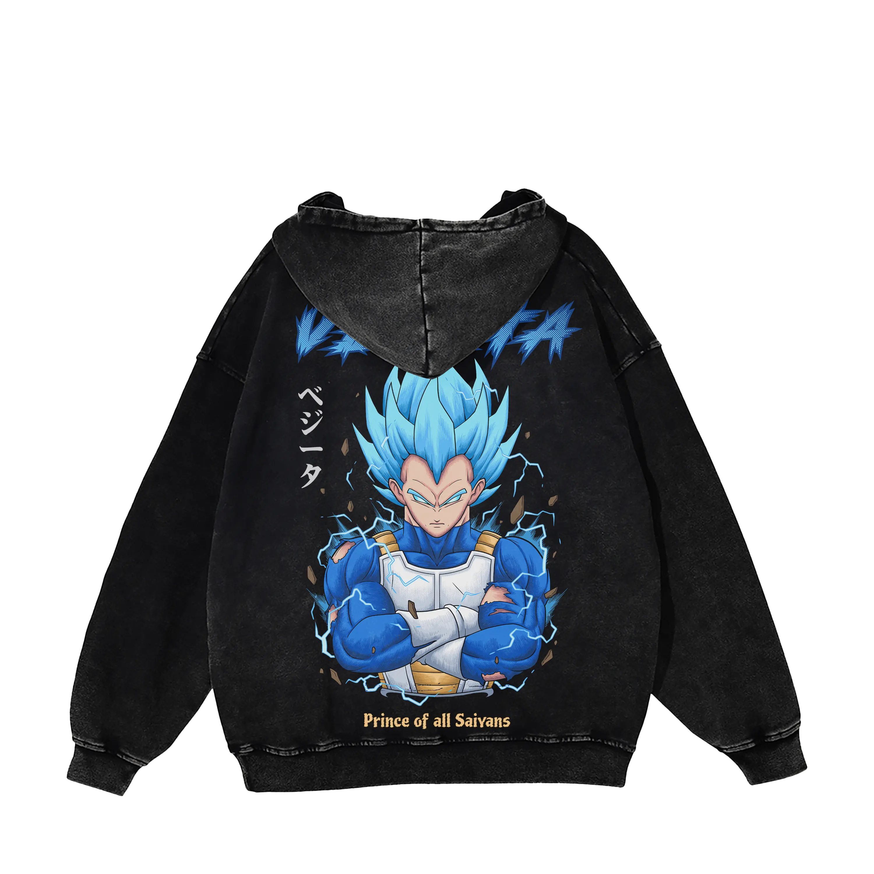 Prince Vegeta T-Shirt, Sweatshirt, Hoodie – Dragon Ball Z Anime Vintage Oversized T-Shirt, Sweatshirt, Hoodie, Retro Streetwear Graphic Pullover, Collector Edition Fan Gift