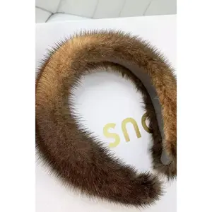 SALE Jessica Bara Fabiola Fur Headband