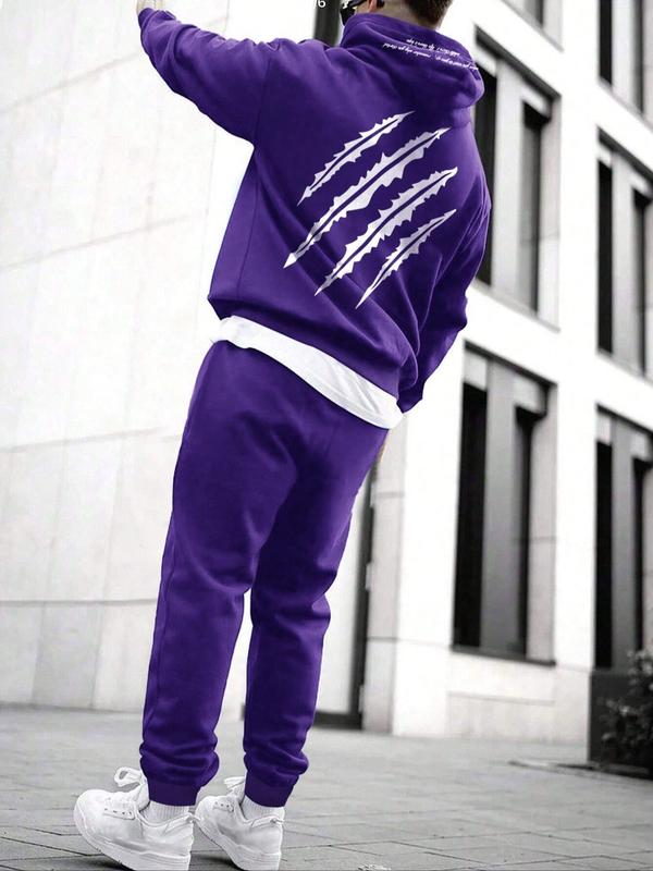 Men's Sweatpants with Hoodie 2 Piece Set Tracksuit Set College Style Casual Long Sleeve Sport Workout Jogging Fashion Outfits Suit Sports Suit Tracksuits TikTokShopBlackFriday TikTokShopCyberMonday