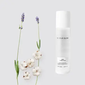 CLEAN REFRESH FABRIC & ROOM SPRAY N002 LINEN MUSK 100ml Fragrance Perfume Scented Fine mist with Organic Sugar Cane Alcohol for Freshness & Odor Neutralization