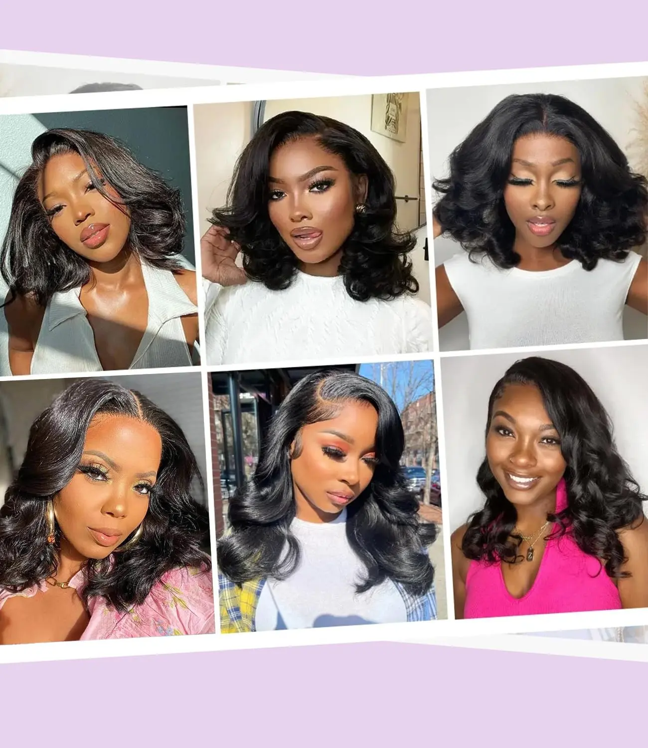 Wear and Go Glueless Wigs Pre Plucked Pre Cut 13x4 Loose  display picture 1