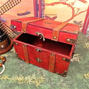 Retro storage box, suitable for storing jewelry, earrings, bracelets, necklaces, home storage box, shooting props and ornaments