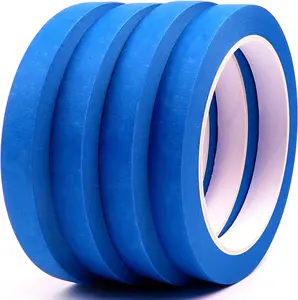 Blue Painters Tape 1/2 Inches X 30 Yards - Multi Surface Use - 120 Yards Total - 4 Rolls DOAY